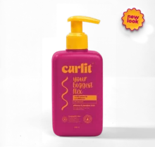Curlit Your Biggest Flex Wavy Leave-In Conditioner in pump packaging