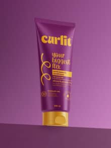 Moisturizing curl leave-in conditioner for curly hair, infused with softening ingredients, silicone-free, paraben-free, and designed to enhance natural curls and reduce frizz.